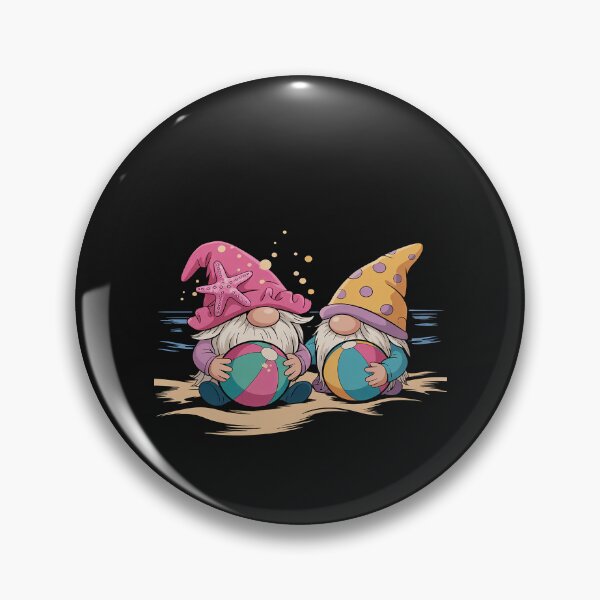 Item preview, Cute Beach Lover Gnomies With Flip Flops For Summer Vacation designed and sold by procionartss.