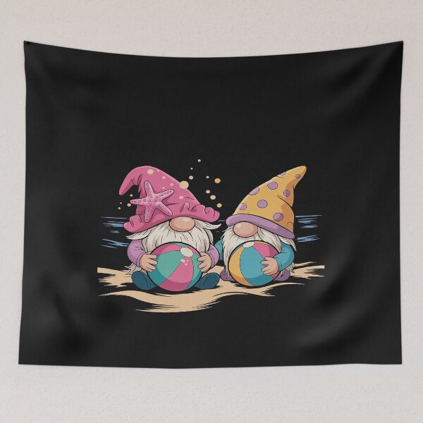 Item preview, Cute Beach Lover Gnomies With Flip Flops For Summer Vacation designed and sold by procionartss.