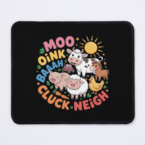 Item preview, Farm Animal Sounds Moo Oink Baa Cluck Neigh designed and sold by NetoGalaxy.