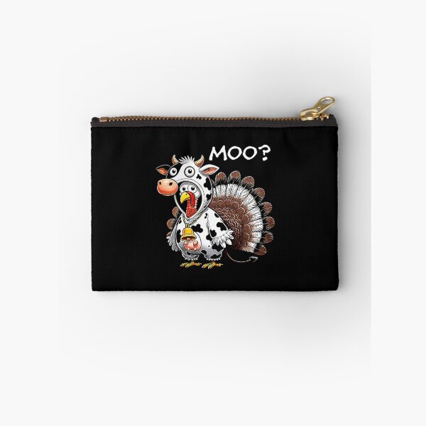 Item preview, Festive Holiday Moo Turkey Funny Day 90s Thanksgiving Cow designed and sold by rebeccathanuos.