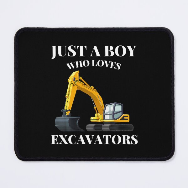 Item preview, Just A Boy Who Loves Excavators Construction Vehicle Lover designed and sold by RubySandy.