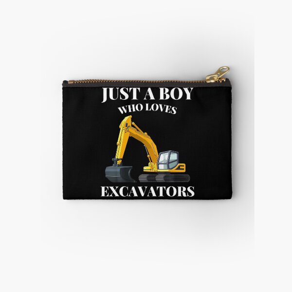 Item preview, Just A Boy Who Loves Excavators Construction Vehicle Lover designed and sold by RubySandy.