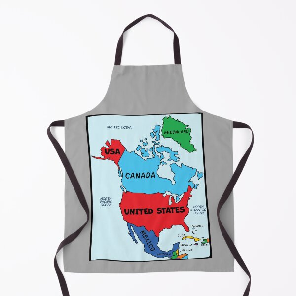 Item preview, Colorful Cartoon Map of North America & Caribbean designed and sold by mashmosh.