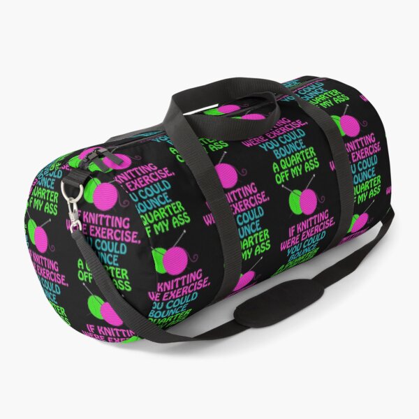 Item preview, If Knitting Were Exercise Your Could Bounce A Quarter Off My designed and sold by ElaineEsther.