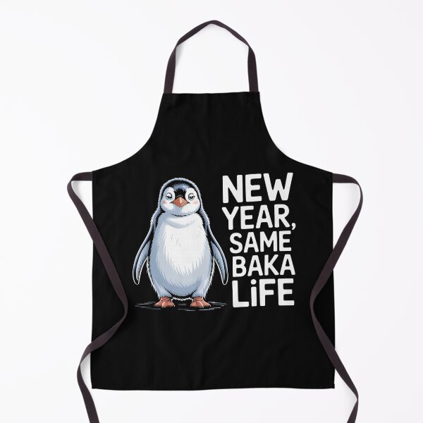 Item preview, New Year Same Baka Life Funny Penguin Mood designed and sold by khdmalakarak.