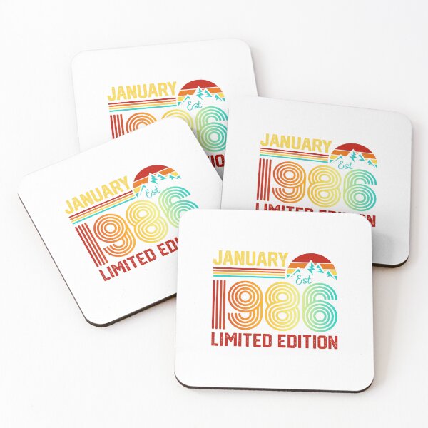 Item preview, Retro January 1986 Limited Edition Vintage Birthday Vibes designed and sold by khdmalakarak.