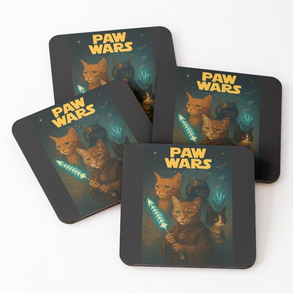 Item preview, Paw Wars designed and sold by Cats and Other Things.