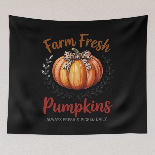 Item preview, Farm Fresh Pumpkins Coquette Bow Autumn Fall Thanksgiving designed and sold by NetoGalaxy.