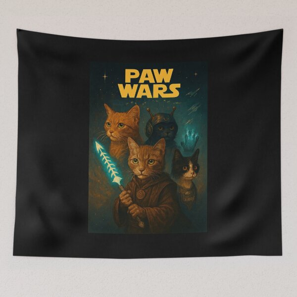 Item preview, Paw Wars designed and sold by Cats and Other Things.