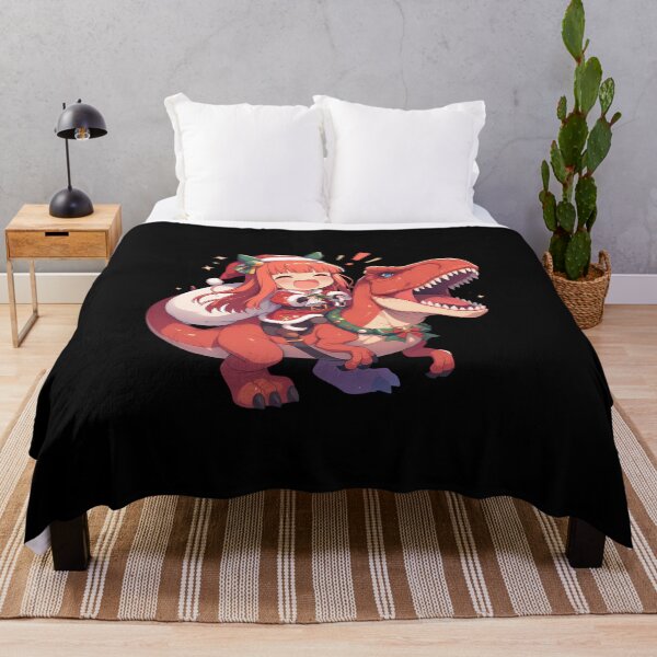 Item preview, Silence Suzuka Christmas Santa Riding Festive T-Rex Uma Musume Anime designed and sold by HumbertoValveno.