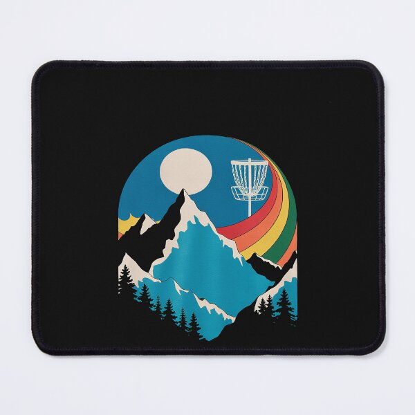 Item preview, Disc Golf Distressed Mountains & Sun 80s designed and sold by procionartss.