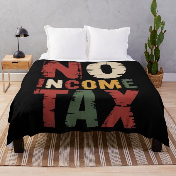 Item preview, No Income Tax Funny Tax Season Quote designed and sold by BernoNickel.