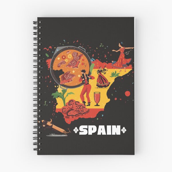 Item preview, Spain Map Flag Flamenco Paella Bull Sangria Spanish Pride designed and sold by TitanRN.