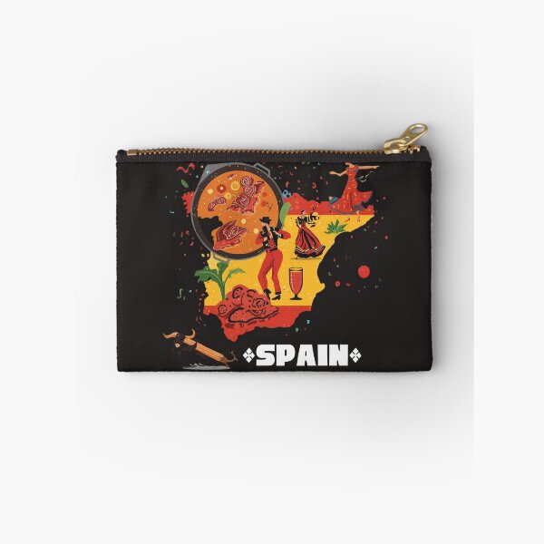 Item preview, Spain Map Flag Flamenco Paella Bull Sangria Spanish Pride designed and sold by TitanRN.