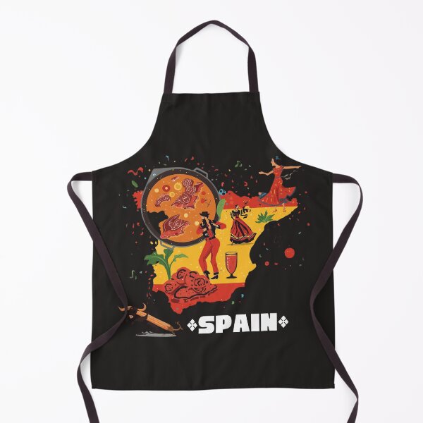 Item preview, Spain Map Flag Flamenco Paella Bull Sangria Spanish Pride designed and sold by TitanRN.