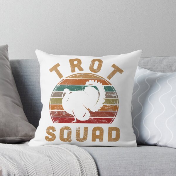 Item preview, Cute Trot Squad Fall Thanksgiving 80s Happy Gobble designed and sold by CalvinVanAuken.
