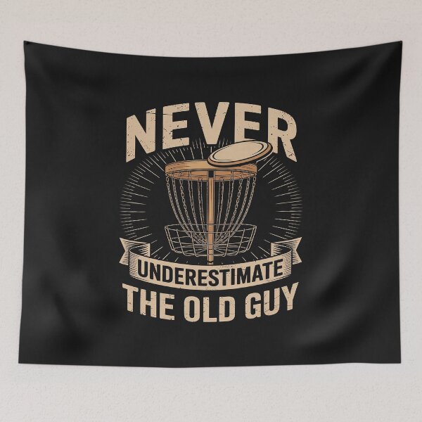 Item preview, Disc Golf Player Dad Grandpa Never Underestimate The Old Guy designed and sold by procionartss.