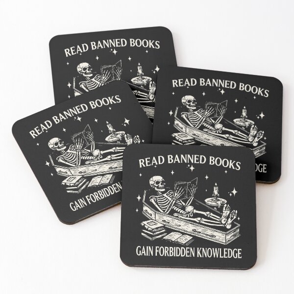 Item preview, Funny Skeleton Read Banned Books Gain Forbidden Knowledge designed and sold by ElaineEsther.
