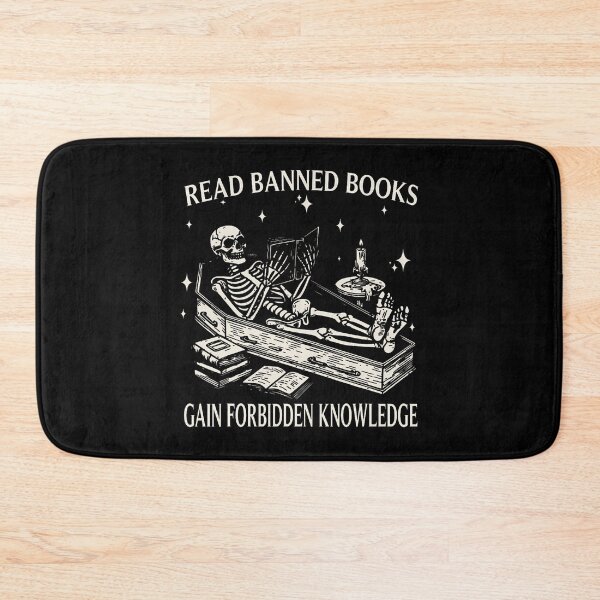 Item preview, Funny Skeleton Read Banned Books Gain Forbidden Knowledge designed and sold by ElaineEsther.