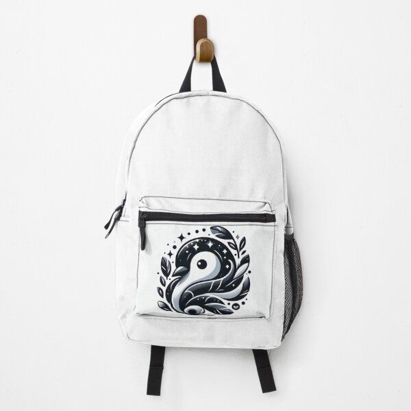 Item preview, Cute Celestial Penguin Black and White Illustration designed and sold by BigBlueArt.