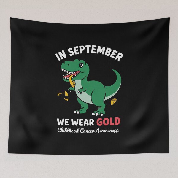 Item preview, in September We Wear Gold Childhood Cancer Awareness Ribbon  designed and sold by VasilisLamArt.