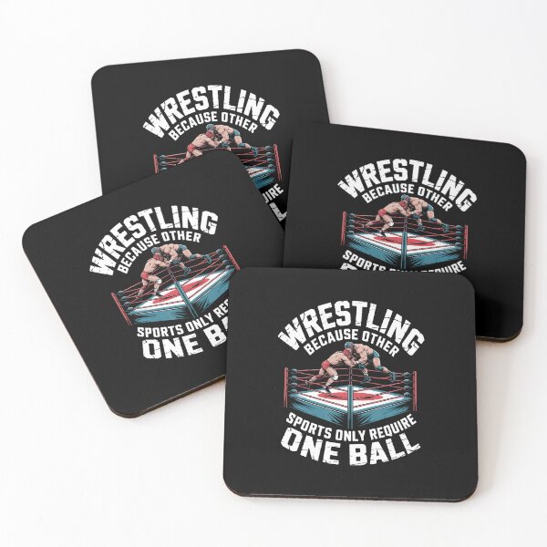 Item preview, Wrestling Because Other Sports Require One Ball designed and sold by JuanitaJulia.