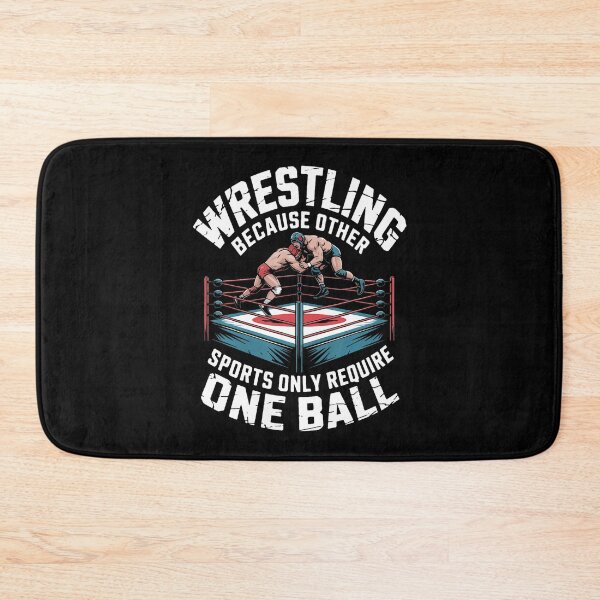 Item preview, Wrestling Because Other Sports Require One Ball designed and sold by JuanitaJulia.