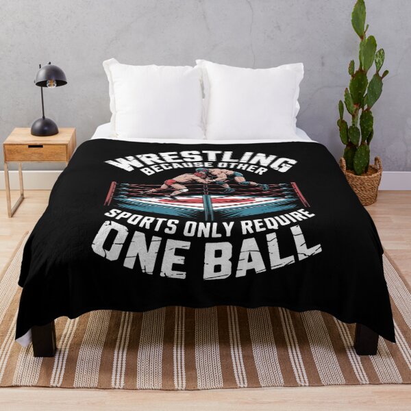 Item preview, Wrestling Because Other Sports Require One Ball designed and sold by JuanitaJulia.