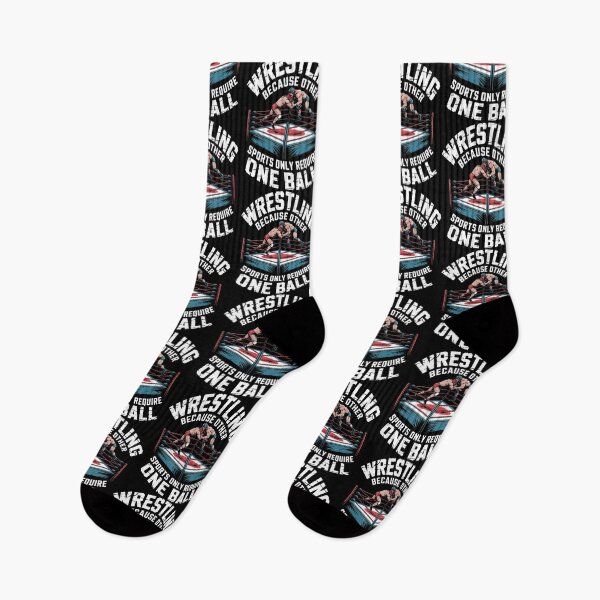 Item preview, Wrestling Because Other Sports Require One Ball designed and sold by JuanitaJulia.