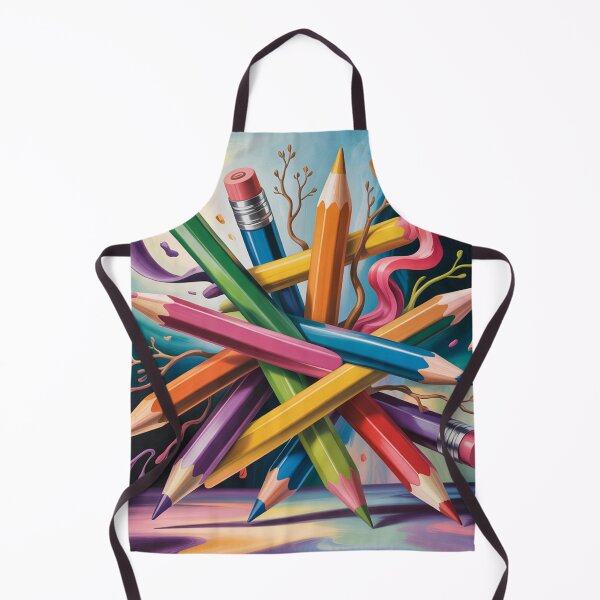 Item preview, Аbstract composition of various colored pencils. designed and sold by Lilashakti ⭐️ ⭐️ ⭐️ ⭐️ ⭐️.