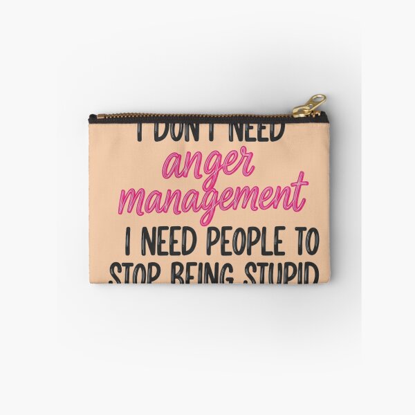 Item preview, Funny Anger Management Quote Typography | Stop Being Stupid Sarcastic Gift designed and sold by LoveDesignMania.