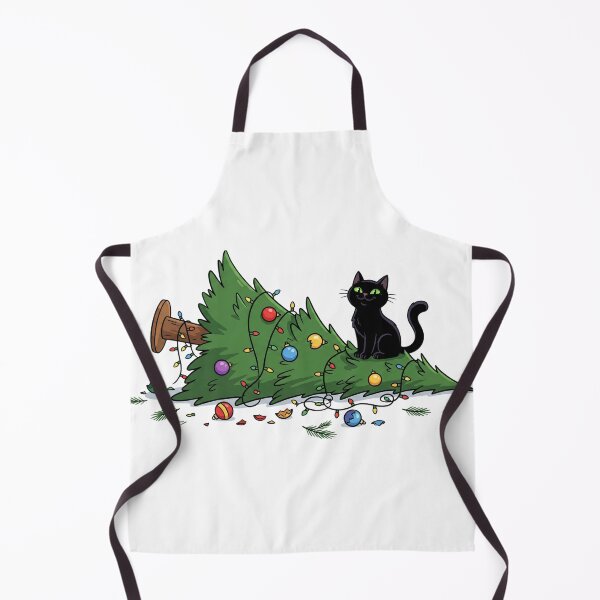 Item preview, Mission Accomplished - Funny Cat Destroying Christmas Tree designed and sold by BKPrintDesing.