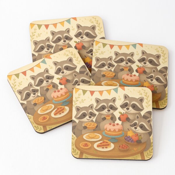 Item preview, Sweet Tooth Raccoons designed and sold by PawsGiggles.