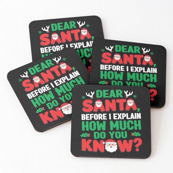 Item preview, Santa Funny Dear Explain I On Christmas Naughty Santa Can List The designed and sold by JoelyNavarro.