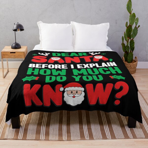 Item preview, Santa Funny Dear Explain I On Christmas Naughty Santa Can List The designed and sold by JoelyNavarro.