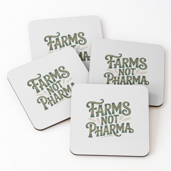 Item preview, Farms Not Pharma Food As Medicine Sustainable Farming designed and sold by SnackPAC.