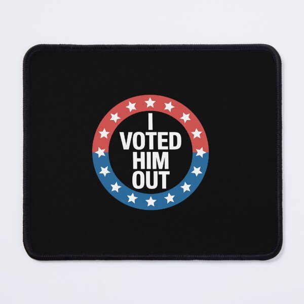 Item preview, I Voted Him Out Anti Trump Red White & Blue Voting Sticker  designed and sold by khorbiasieno.
