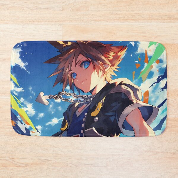 Item preview, Sora Kingdom Hearts Anime Hero Sky Adventure Colorful Fantasy Energy designed and sold by HumbertoValveno.