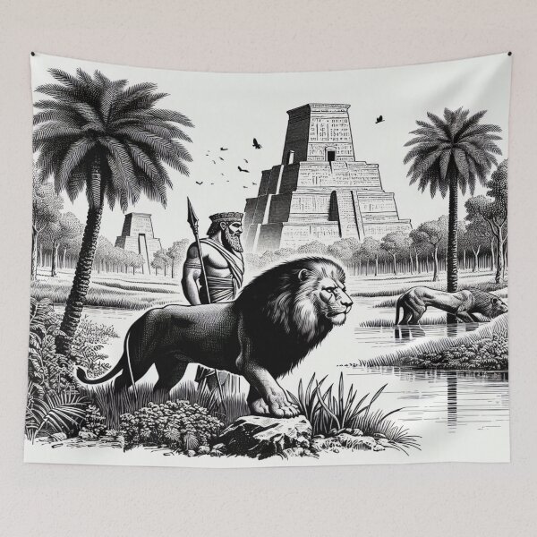 Item preview, Lion of Babylon, Mesopotamia designed and sold by Redbdon.