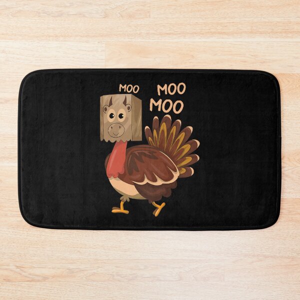 Item preview, Funny Cow Day Holiday Thanksgiving Festive Moo Turkey 90s designed and sold by rebeccathanuos.