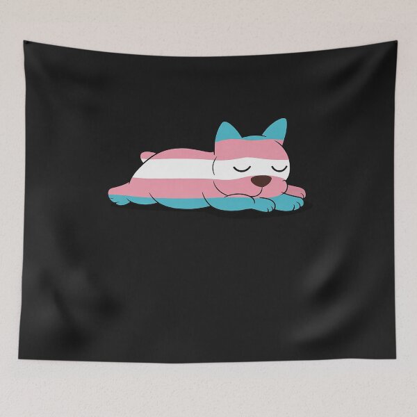 Item preview, Dog Sleep Transsexual Transgender Pride LGBTQ Transgender designed and sold by AvagondaMind.