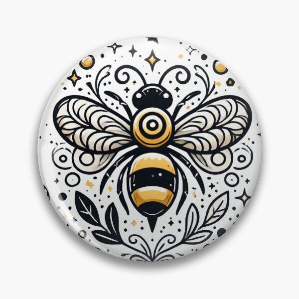 Item preview, Boho Celestial Honey Bee Aesthetic Illustration designed and sold by BigBlueArt.