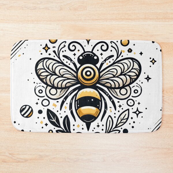Item preview, Boho Celestial Honey Bee Aesthetic Illustration designed and sold by BigBlueArt.