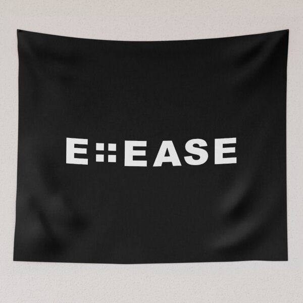 Item preview, EASE – Black & White Streetwear Typography designed and sold by ColorNestStudio.