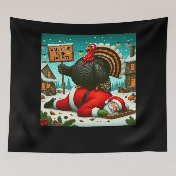 Item preview, Your Meme Classic Fatboy Turkey Thanksgiving Funny Turn Wait designed and sold by Rocklaretbean.