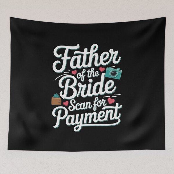 Item preview, Father of The Bride Barcode designed and sold by SnackPAC.