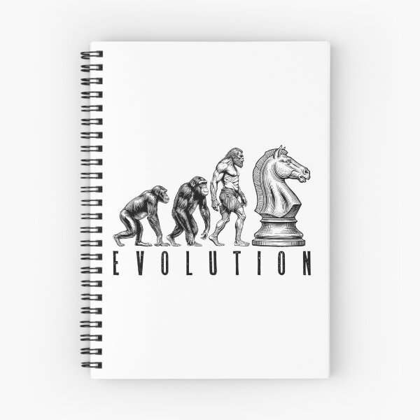 Item preview, Chess Player Evolution Funny Ape Neanderthal Caveman Knight designed and sold by GrandeDuc.