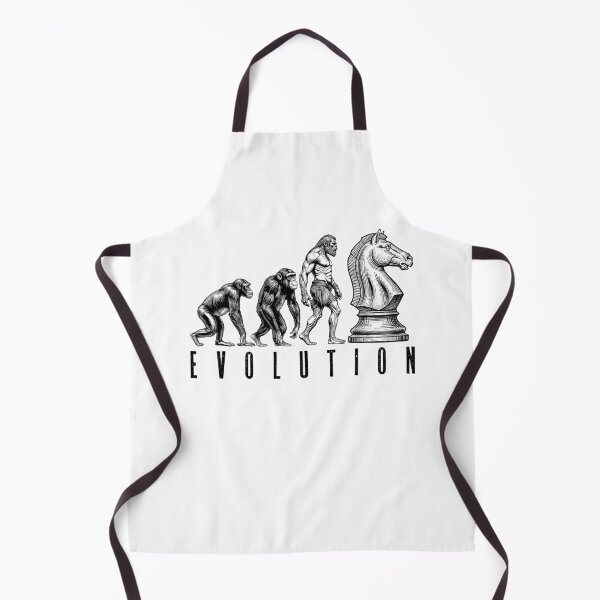Item preview, Chess Player Evolution Funny Ape Neanderthal Caveman Knight designed and sold by GrandeDuc.