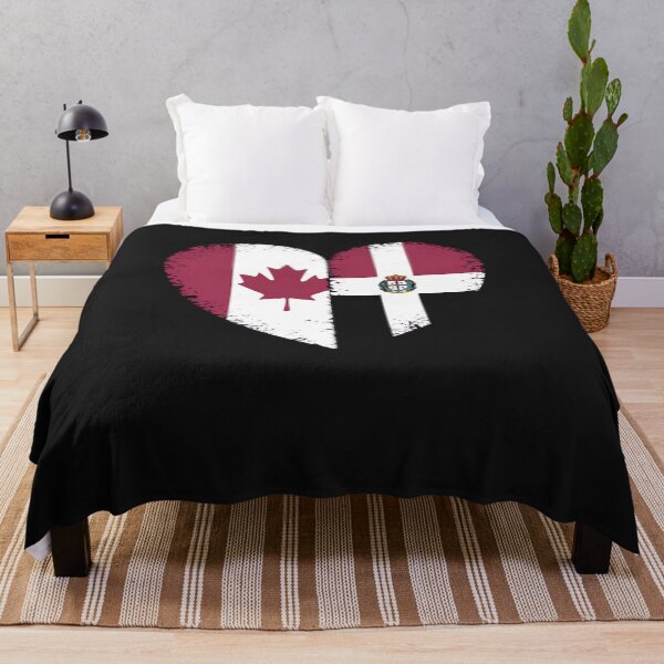 Item preview, Dominican Canadian Flags Heart Canada Dominican Republic designed and sold by AvagondaMind.