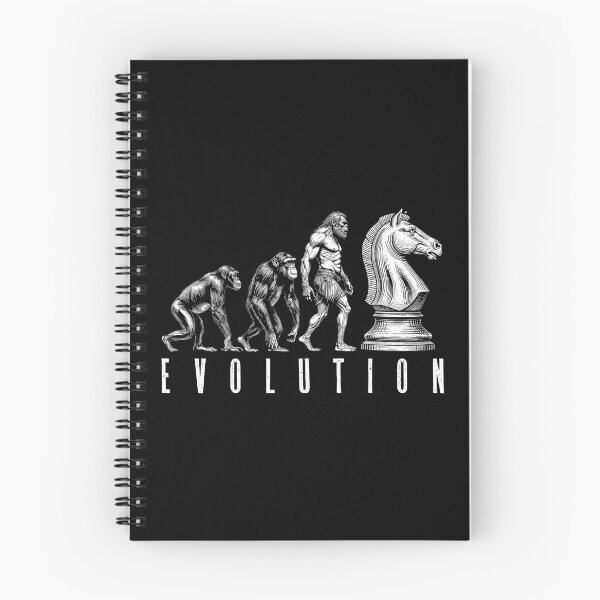 Item preview, Chess Player Evolution Funny Ape Neanderthal Caveman Knight designed and sold by GrandeDuc.